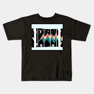 Colorful night Kids T-Shirt